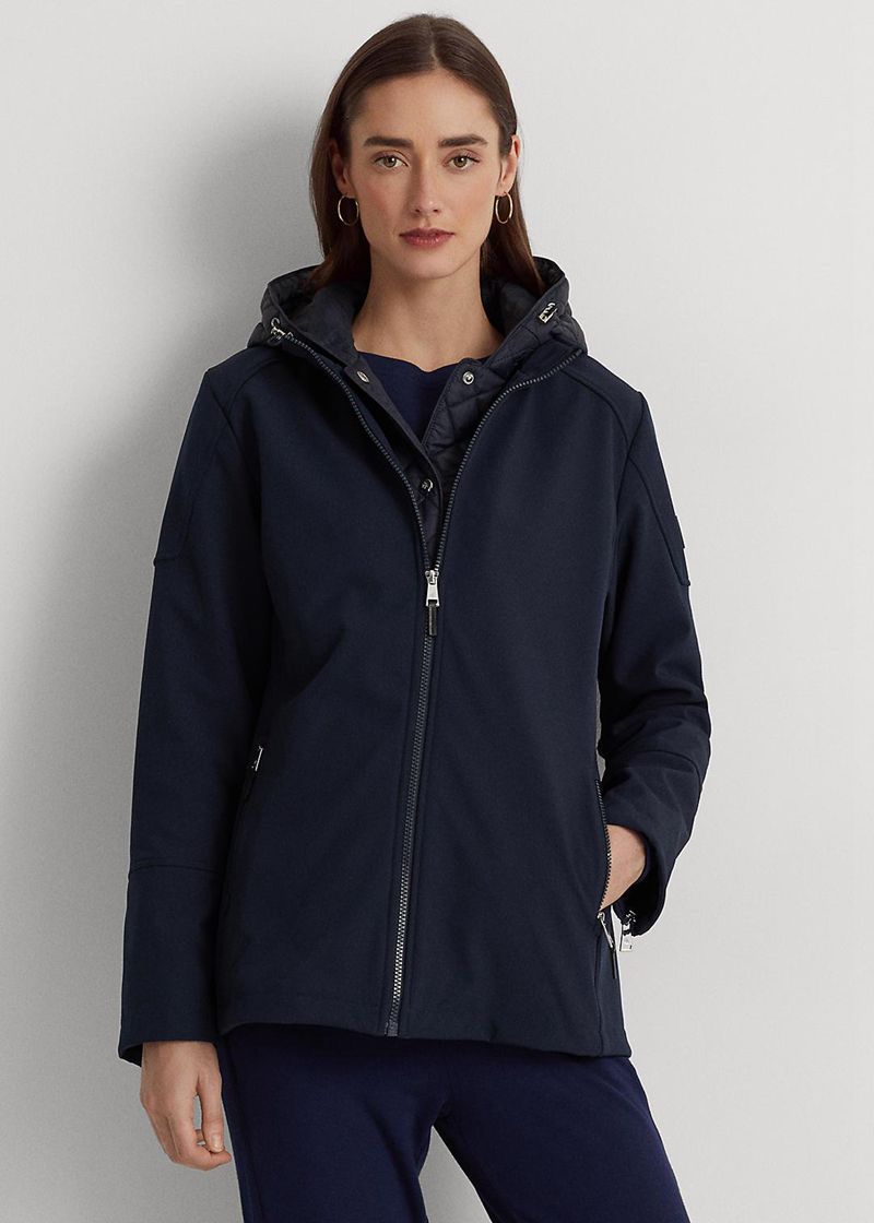 Chaqueta Lauren Mujer Hooded Chile Azul Marino FYQZN-5689